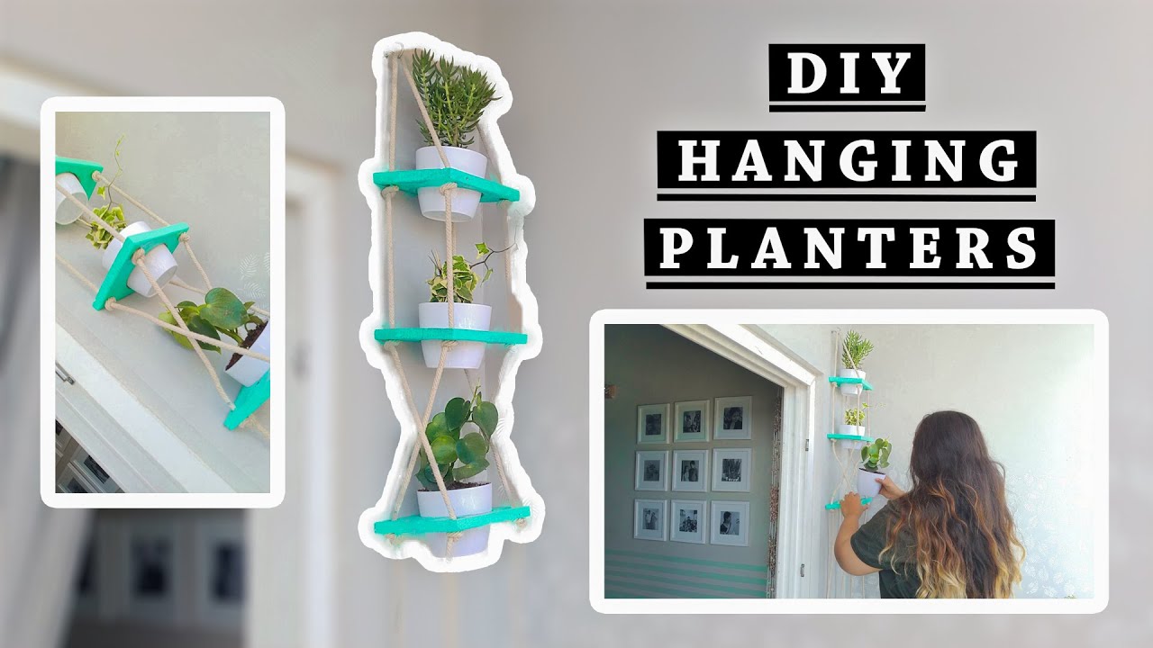 DIY- INDOOR/OUTDOOR HANGING PLANTER || Budget Friendly || Interior Vibes
