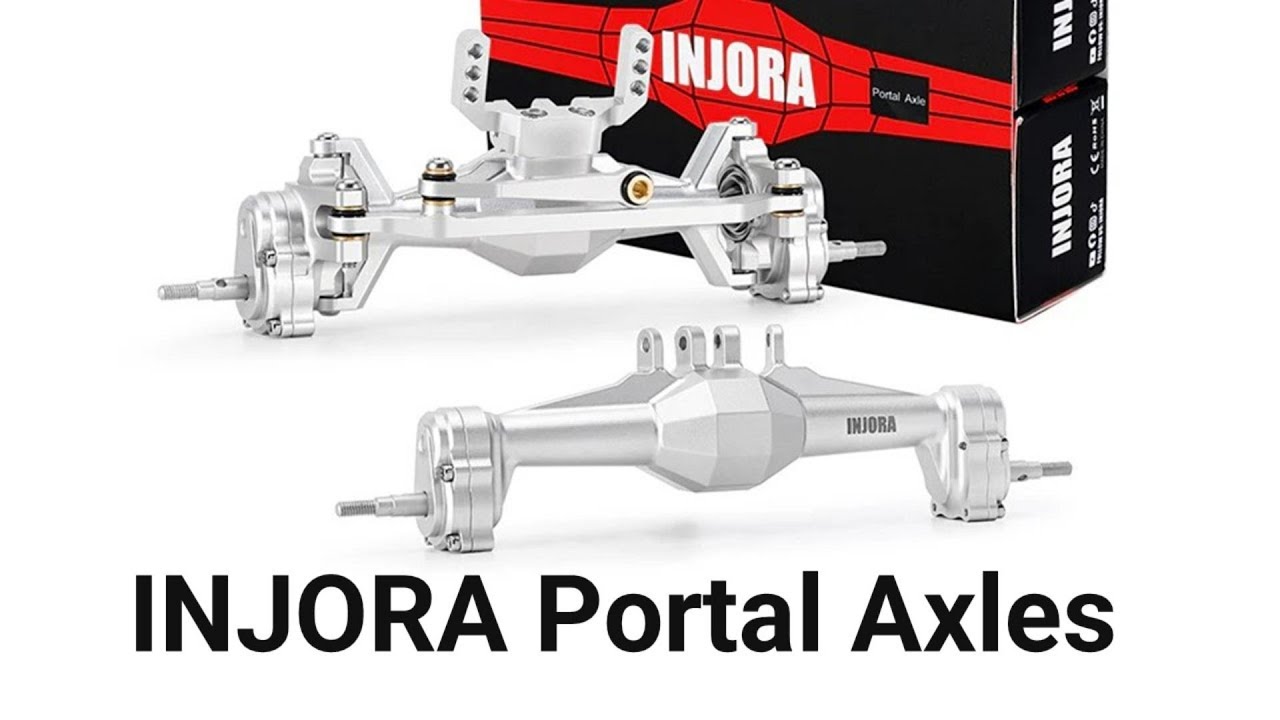 INJORA +5mm Diamond Portal Axles