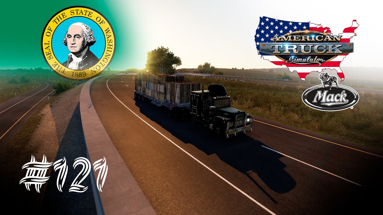 ATS :2024   Еду в штат Washington на  Mack RS 700 Rubber Duck #121