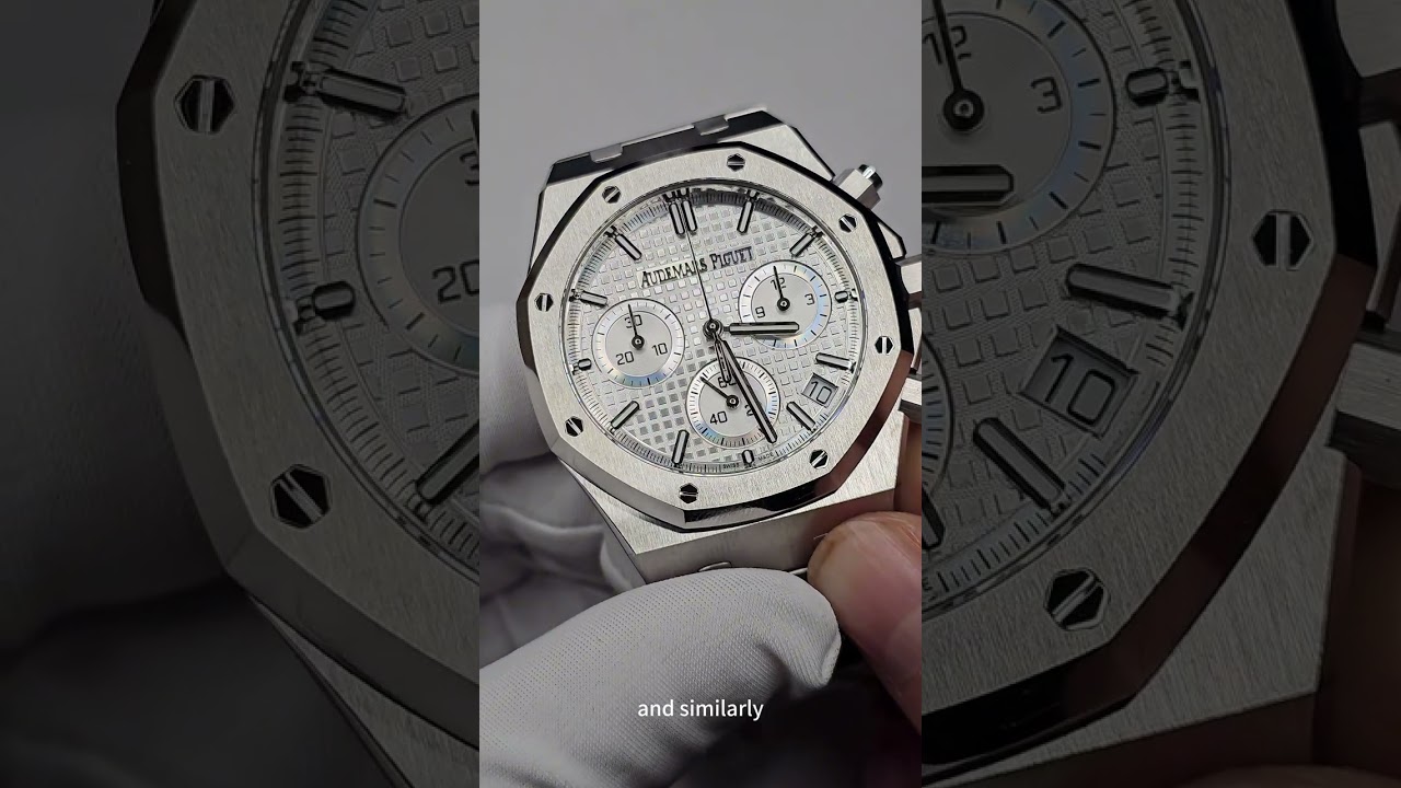 【Super Rew Review】APS Factory Royal Oak Chronogrph  26240ST White Dial  Real Flyback Movement 4401