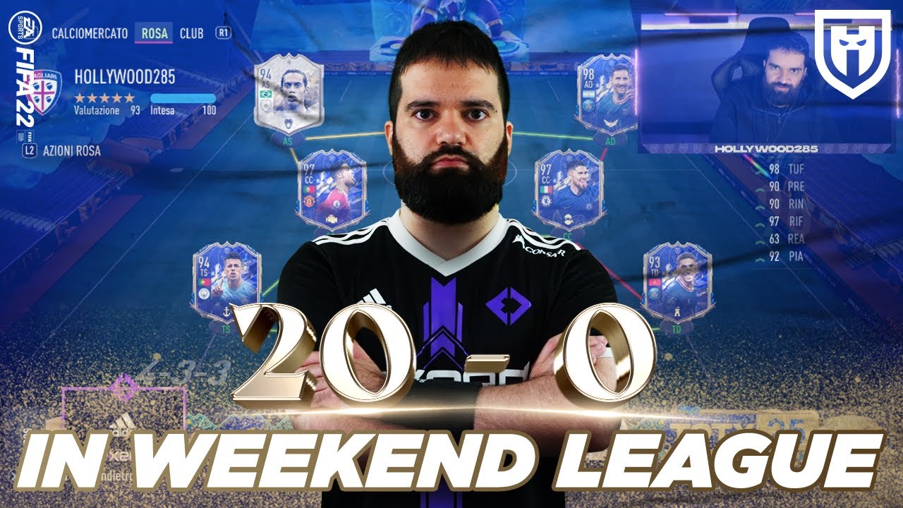 HO FATTO 20-0 IN WL! /// FIFA 22 WEEKEND LEAGUE GAMEPLAY