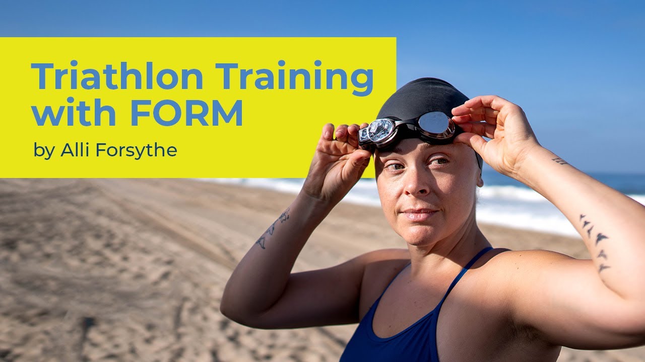 Triathlon training with FORM Smart Swim Goggles | Alli Forsythe