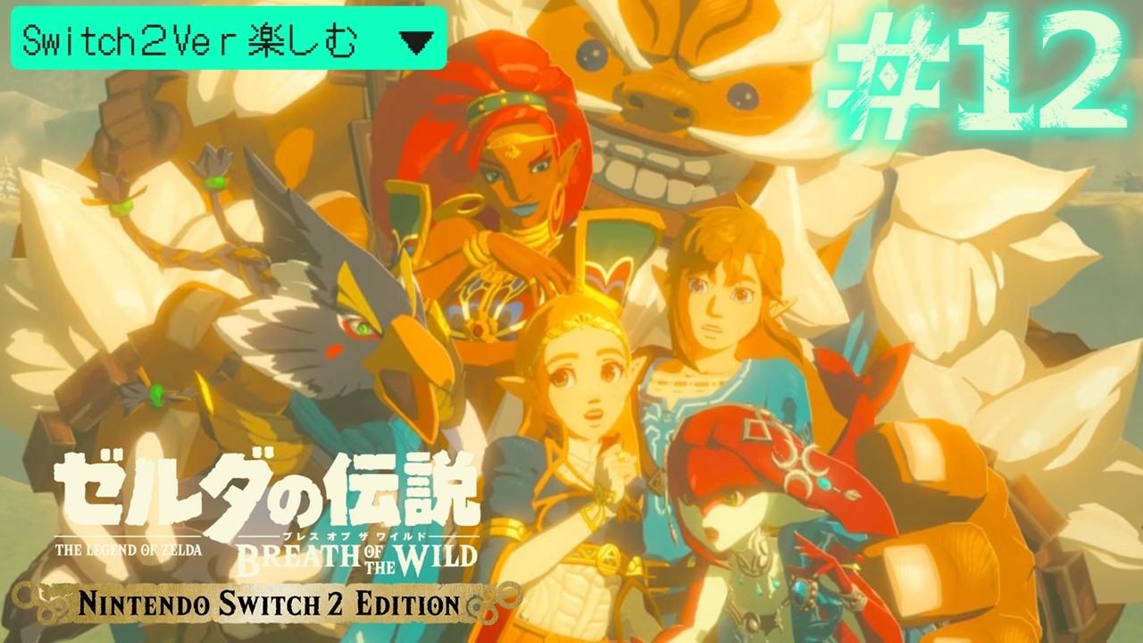 DLC英傑たちの詩を始めるぞ💓　#ゼルダの伝説 #ブレスオブザワイルド  #ブレワイ  #switch2