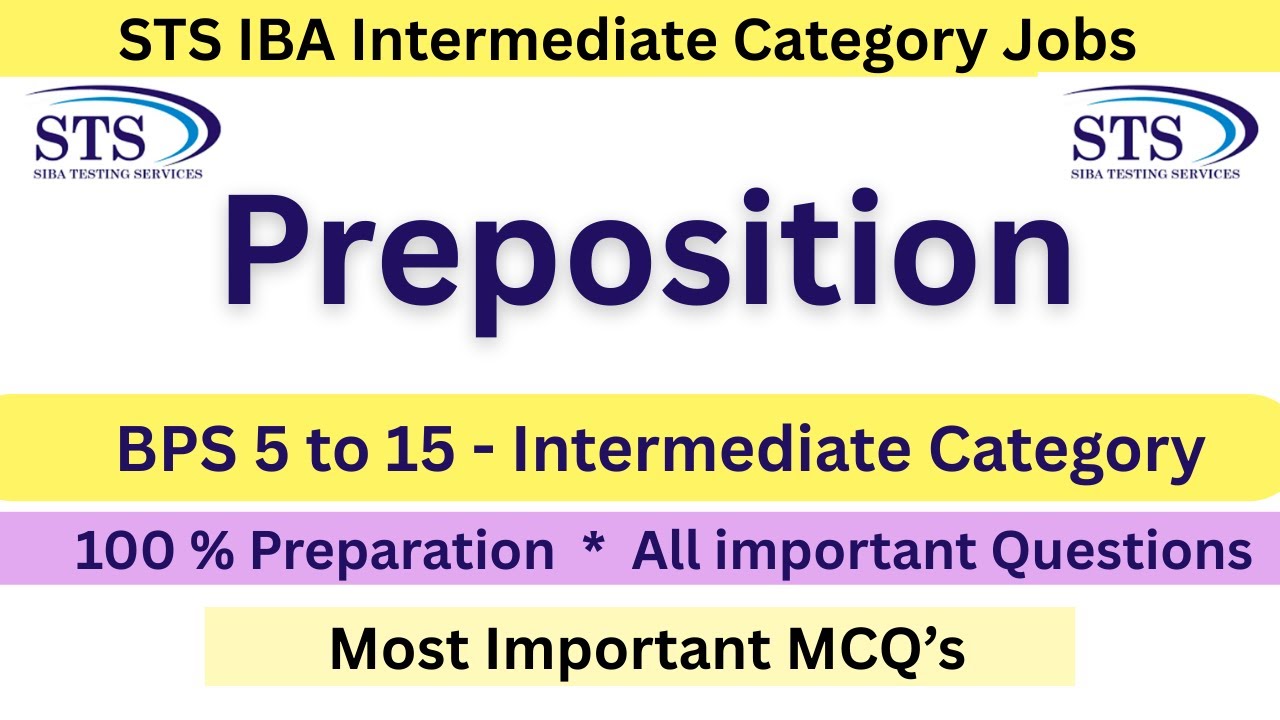 Предлог | Подготовка к тесту BPS 5–15 Intermediate Category | Самые важные вопросы