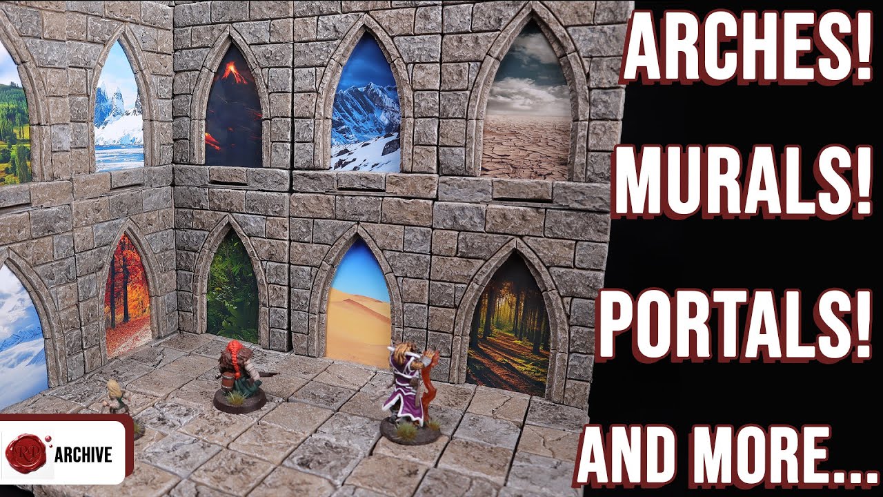 Все в 1: порталы, фрески, арки и арочные стены D&D!