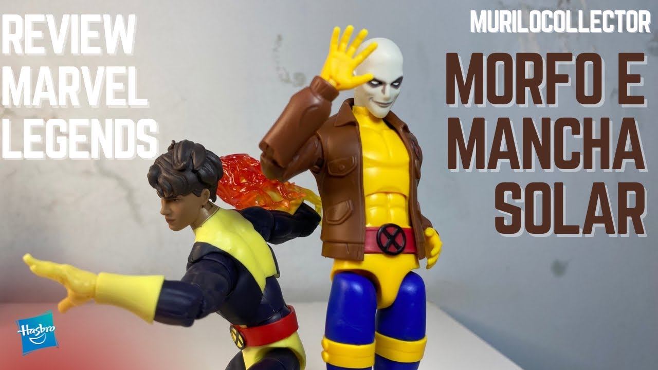 Review MORFO e MANCHA SOLAR X-Men 97 Wave 3 Marvel Legends Hasbro | PT-BR