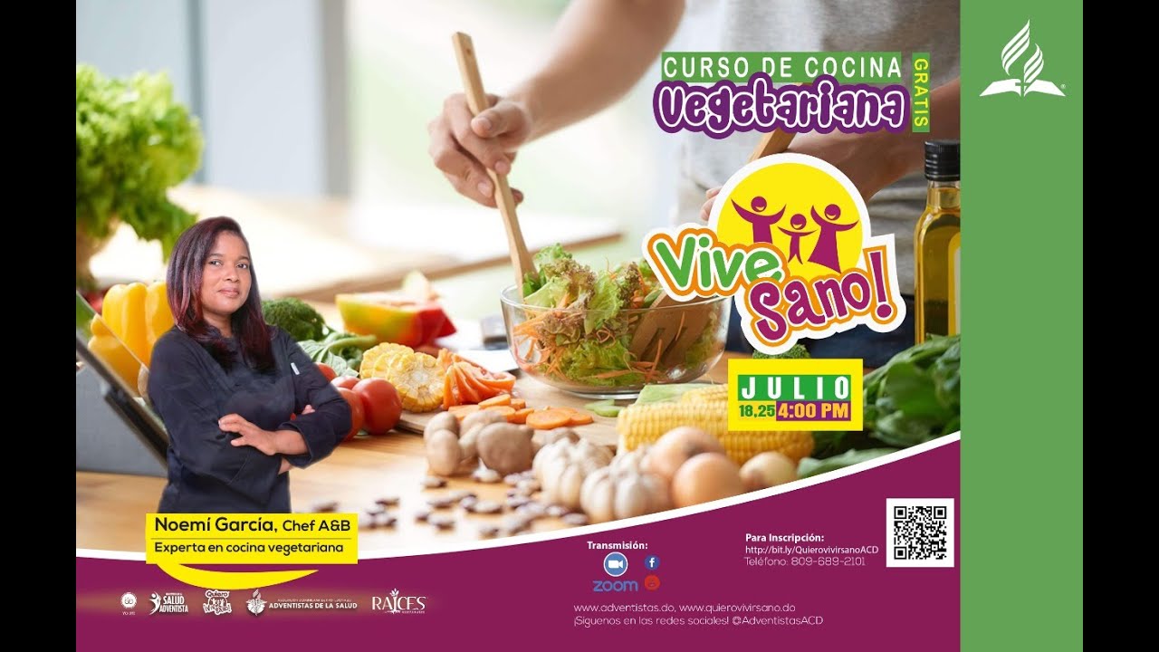 Curso de cocina vegetariana - Ministerio de Salud ACD