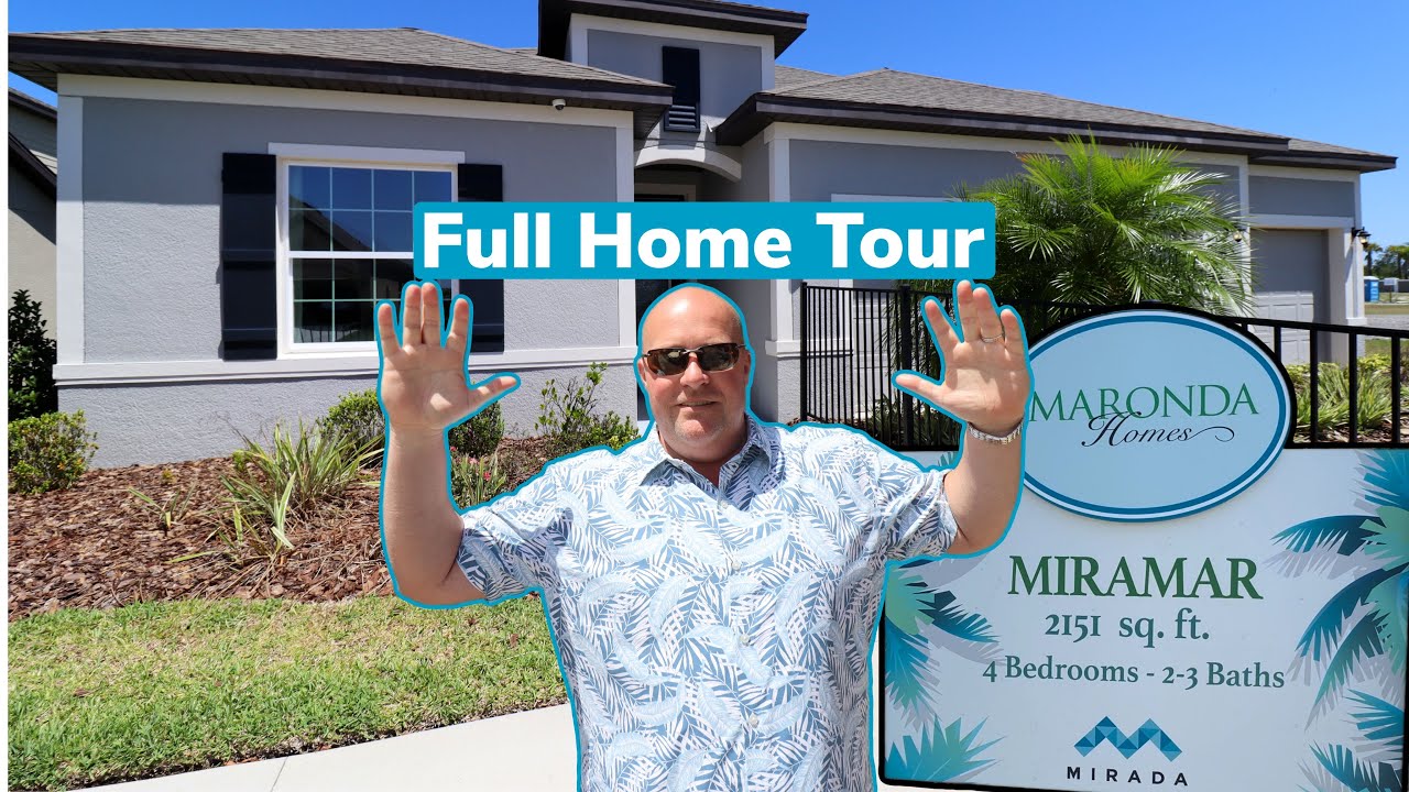 The Miramar floor plan by Maronda Homes | Mirada San Antonio, FL | New Home Tour