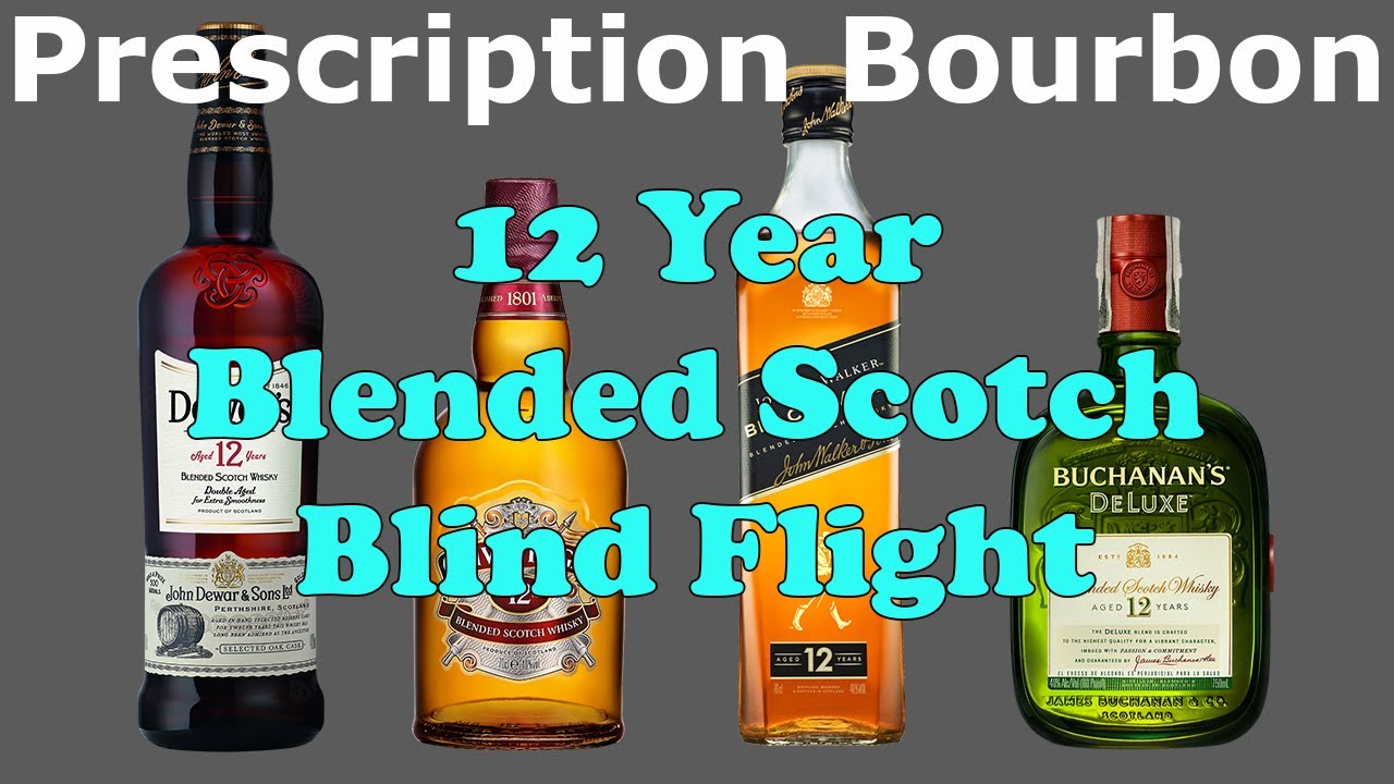 12 Year Blended Scotch Whisky Blind Flight Tasting Review