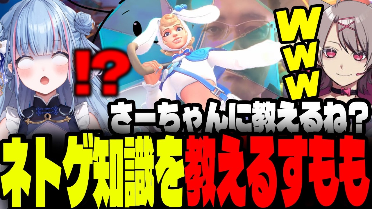 さーちゃんにオンラインゲームの基礎を教えるすもも【オーバーウォッチ】