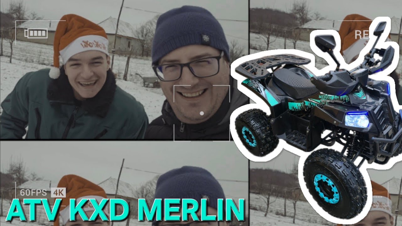 #vlog numarul 2 cu #atv #kxd #140cc #merlin 