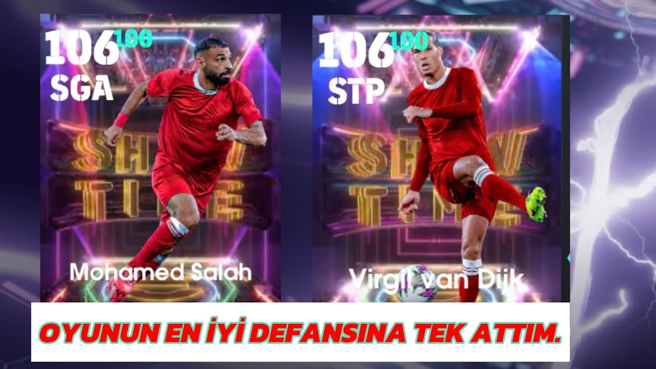 BOMBACI SALAH, VAN DİJK ve JURGEN KLOP ALDIM DENEDİM. #efootball #efootbal2026 