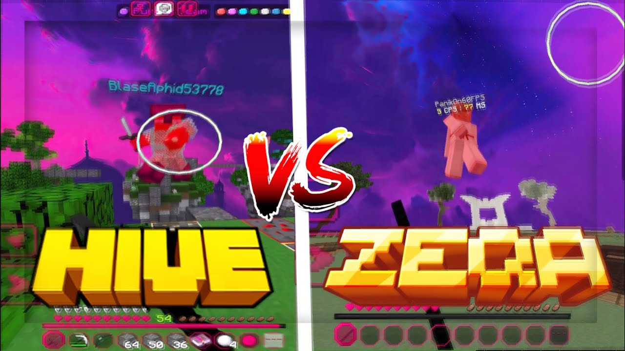The Hive vs Zeqa! Which Server is Better? // MCPE PvP
