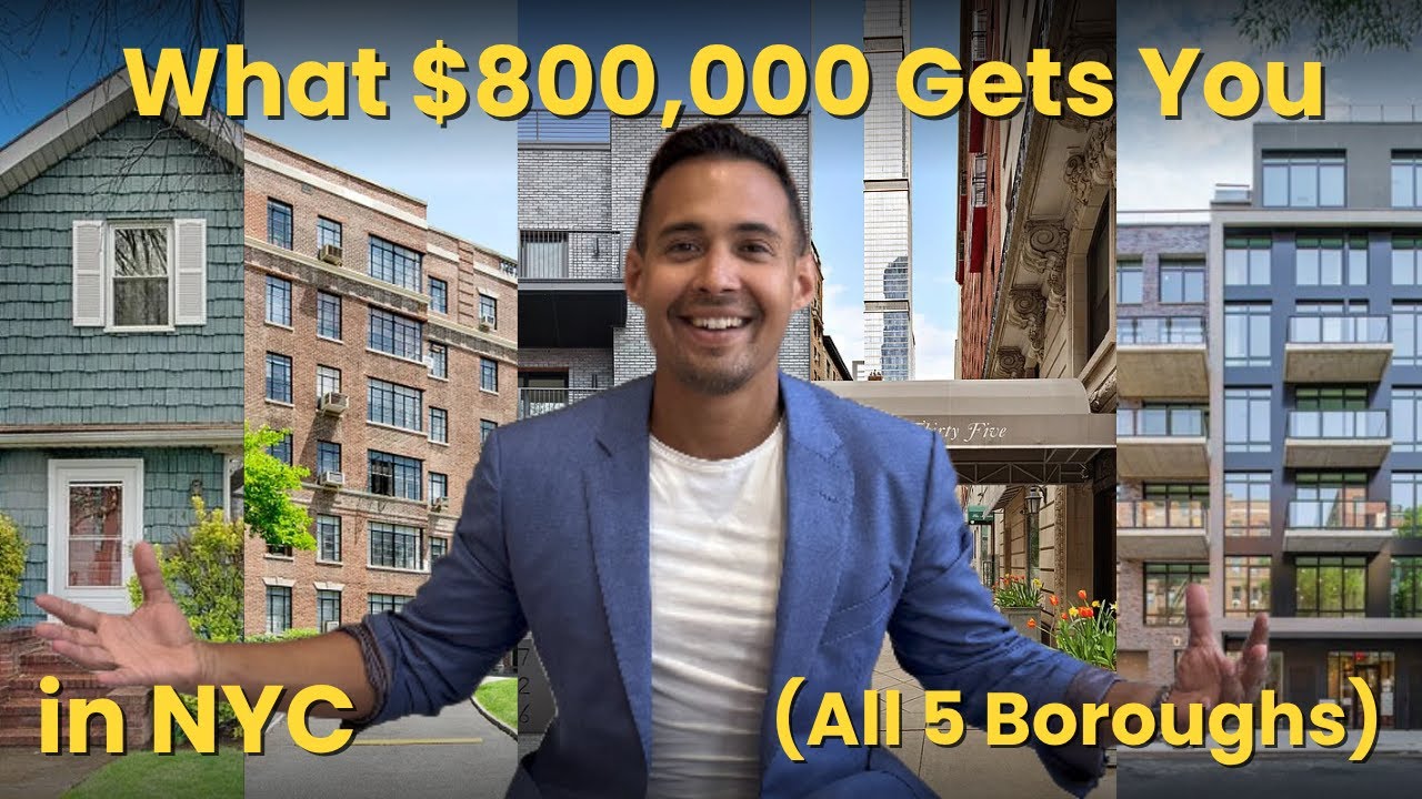 $800K NYC Home Tours | Manhattan, Brooklyn, Queens, Bronx & Staten Island