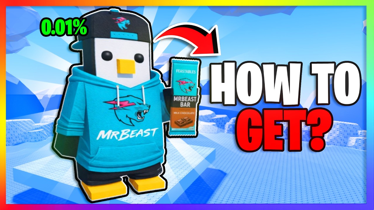 Как получить скин пингвина *MR BEAST* в игре KNOCKOUT