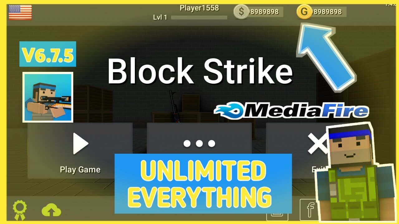 BLOCK STRIKE MOD APK V6.7.5 UNLIMITED MONEY