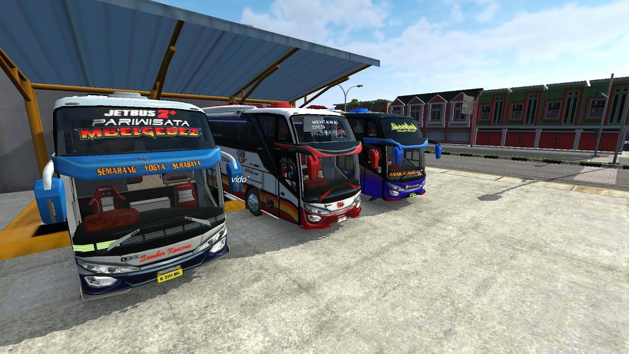 Tronton bussid v361 rute sby solo yg penting happy