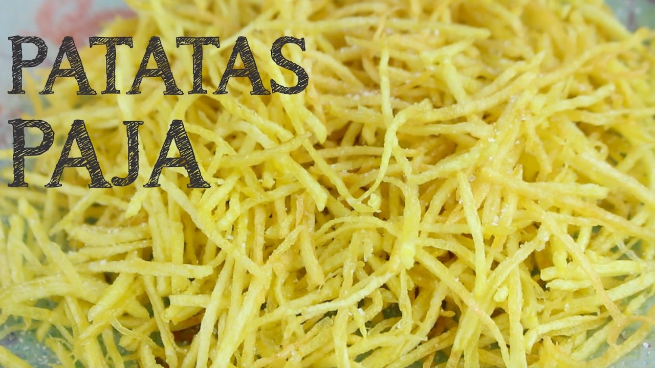 C&oacute;mo hacer patatas paja 🍟 | Patatas cerilla o pajitas