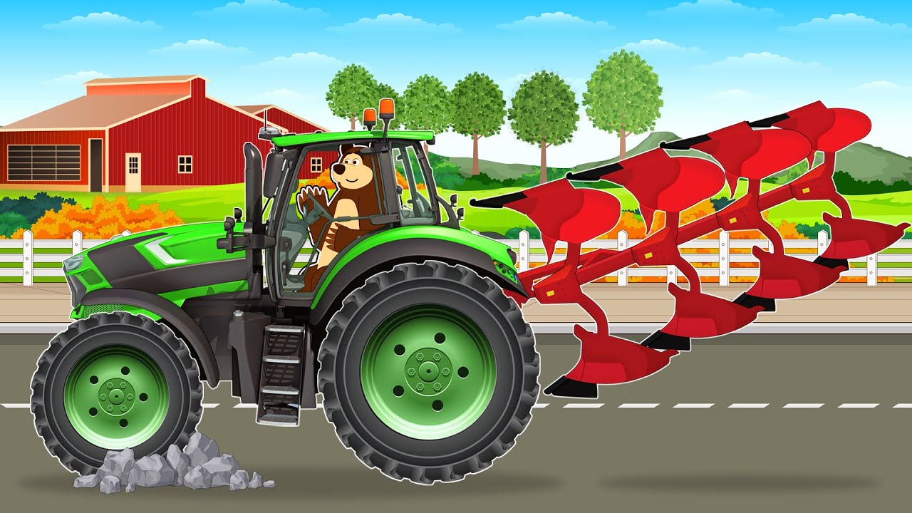 The Bear Farm: Replacing a punctured tire in the Tractor Production -Truck and Tractor | Vehicles