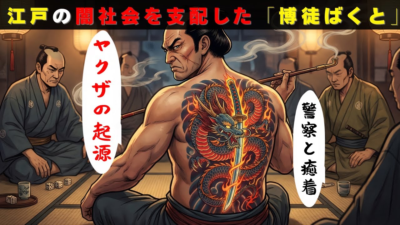 【ヤクザの起源】指を詰め、刺青を入れる。「博徒」たちの仁義なき戦いと、警察との癒着。