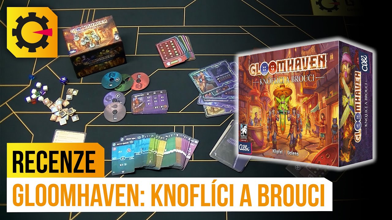 Gloomhaven: Knoflíci a brouci (RECENZE v 9 minutách): Roztomilá karetka do kapsy
