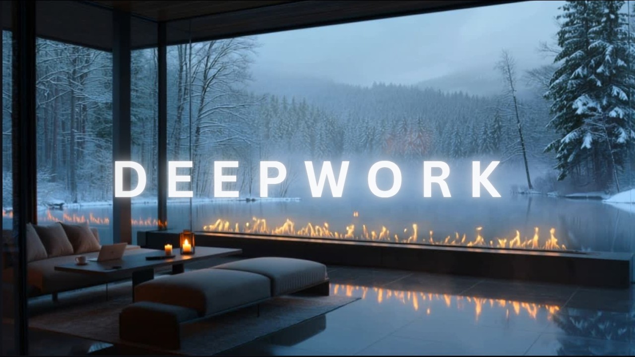 Winter Night Focus, Ambient Deep House for Study, Coding & Deep Work