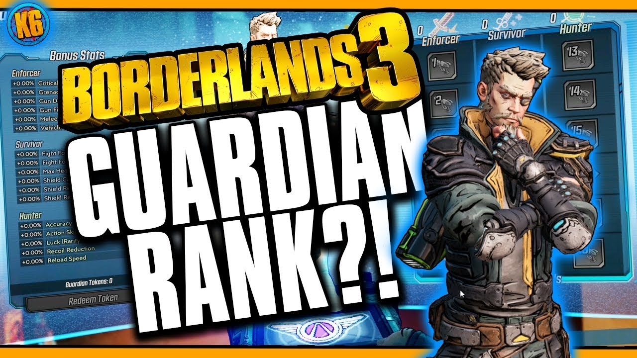 Borderlands 3 - INCREASE LUCK?! - GUARDIAN RANK