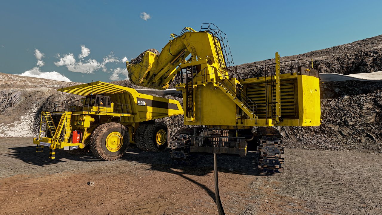CYBERMINE Shovel Simulator for Komatsu PC7000-11 Operators
