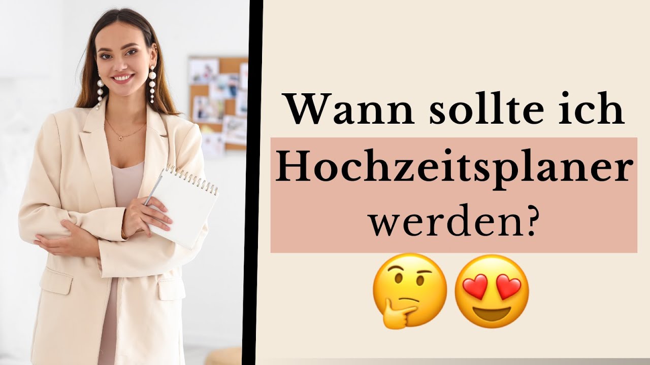 Warum du unbedingt Hochzeitsplaner werden solltest