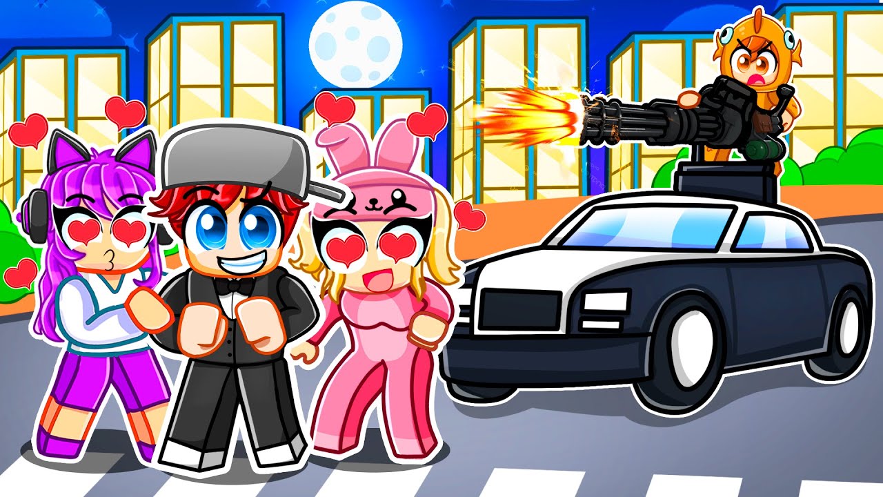 Rizzing Girls as The RICHEST CRIME BOSS in Roblox Jailbreak!
