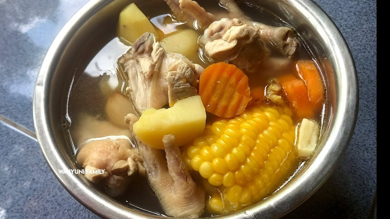 MASAKAN TAIWAN SEHARI2 SUP AYAM JAGUNG ENAK & SEGER BANGET 