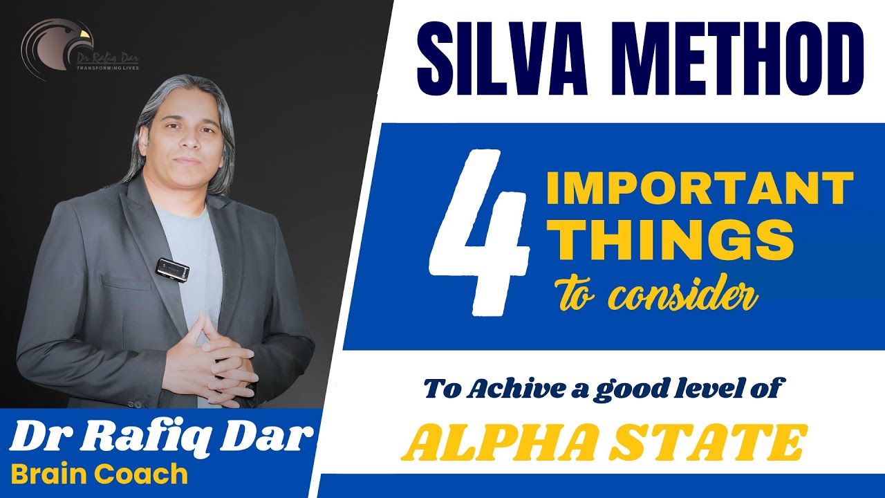 Silva Method || Alpha State || DR Rafiq Dar || Brain Coach