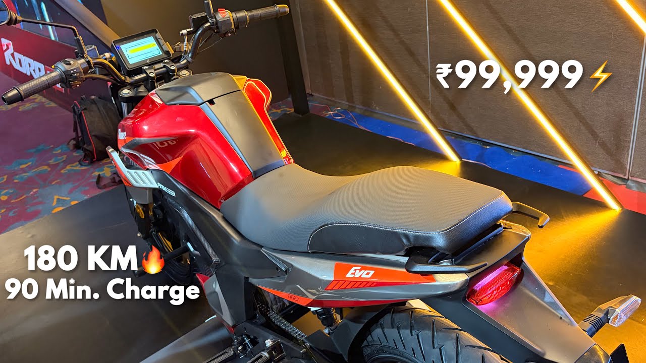 Best Electric Bike at ₹99,999⚡️180 KM Range : Oben Rorr Evo First Impression 