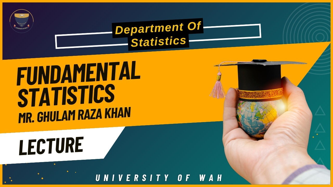 Fundamental Statistics | Mr Ghulam Raza Khan