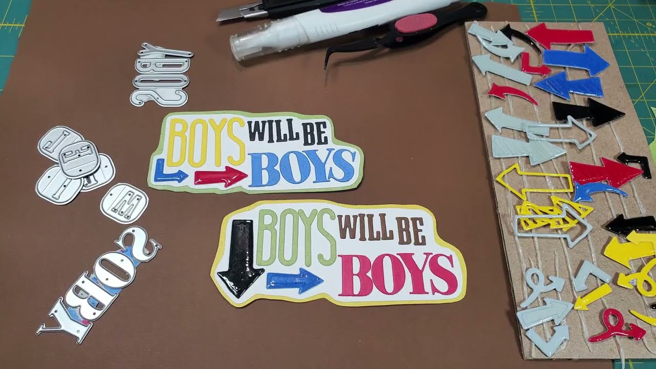 DIY- BOYS WILL BE BOYS EMBELLISHMENTS