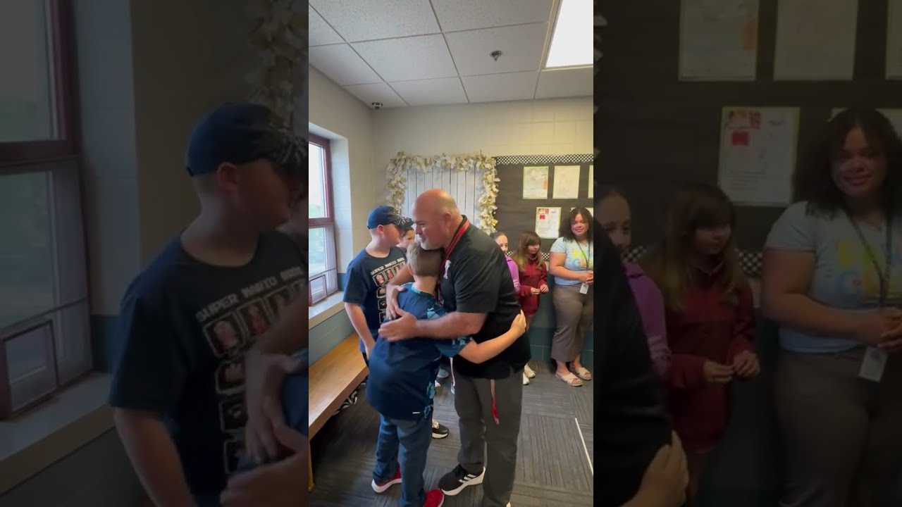 K-6 send off for Mr. Wheeler