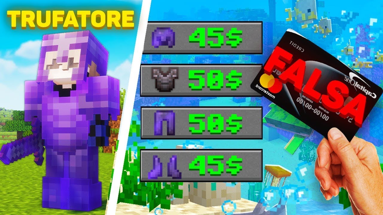 HO SCOPERTO il PI&Ugrave; GRANDE TRUFFATORE nel MIO SERVER MINECRAFT..