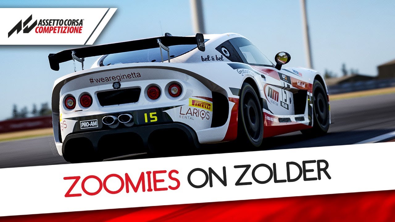 Zoomies on Zolder - Ginetta Cup Community Race - Community SimRacing in Assetto Corsa Competizione