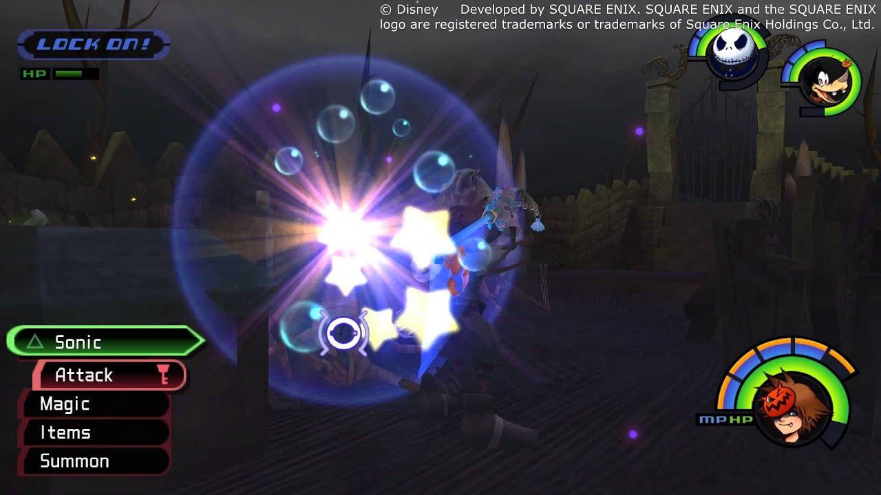Kingdom Hearts 1.5 OST Halloween Town Battle Theme ( Spooks of Halloween Town )