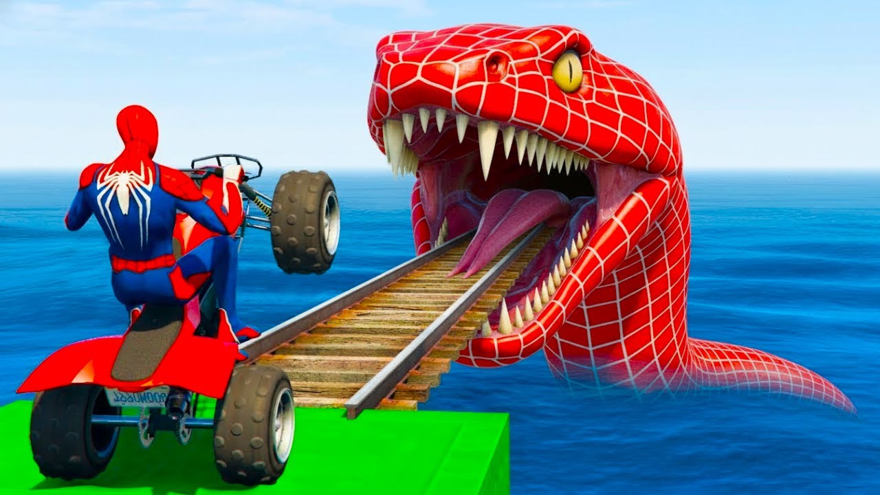 الرجل العنكبوت انقاذ باتمان Spider-Man Rescue batman vs iron man vs venom funny Game GTA 5 superhero