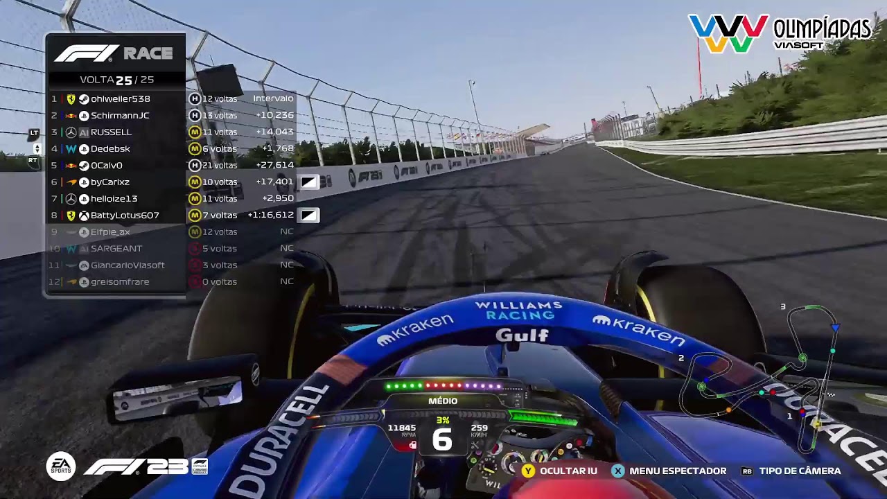 Olimpíadas VIASOFT 2026 | F1 23 - Etapa 5