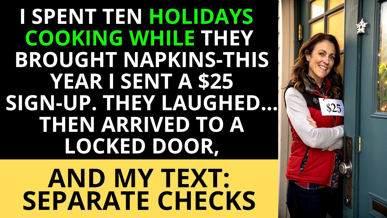 I Spent Ten Holidays Cooking; This Year I Sent a $25 Sign-Up &mdash; Separate Checks