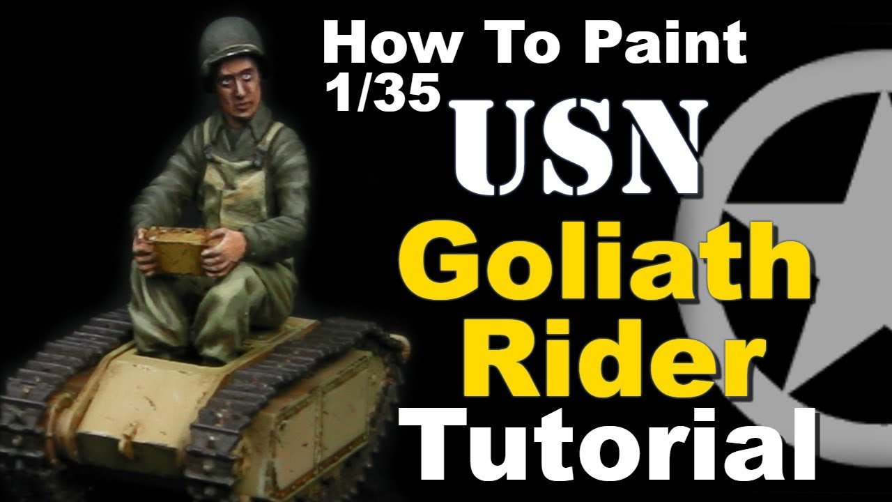 How To Paint 1/35 US World War Two Infantry Uniforms + Goliath TUTORIAL