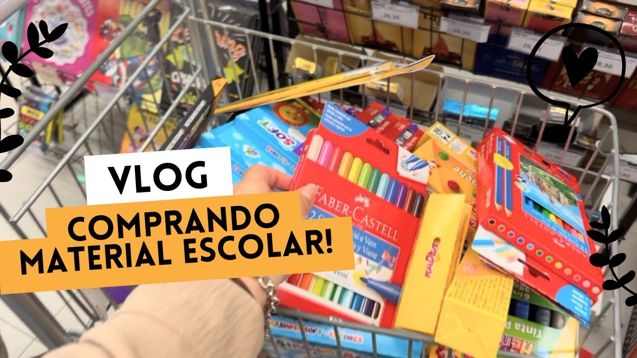 Comprando material escolar dos pequenos! 