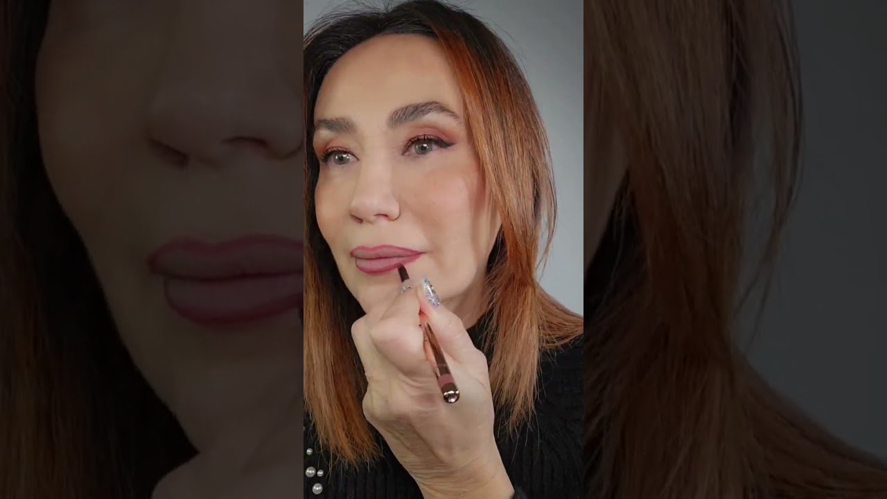 Сочетание оттенков для губ, которое подходит всем #макияж #вдохновениекрасотой #урокмакияжа #соче...