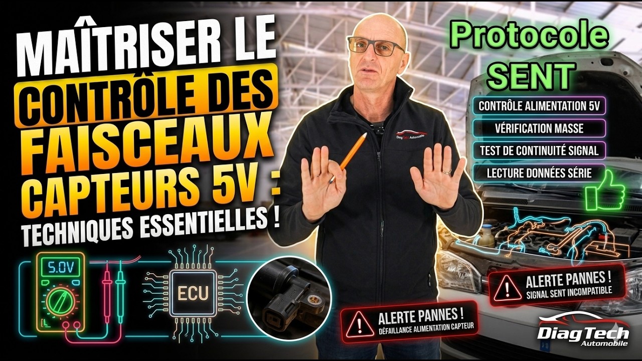 Maîtriser le Contrôle des Faisceaux Capteurs 5V : Techniques Essentielles !