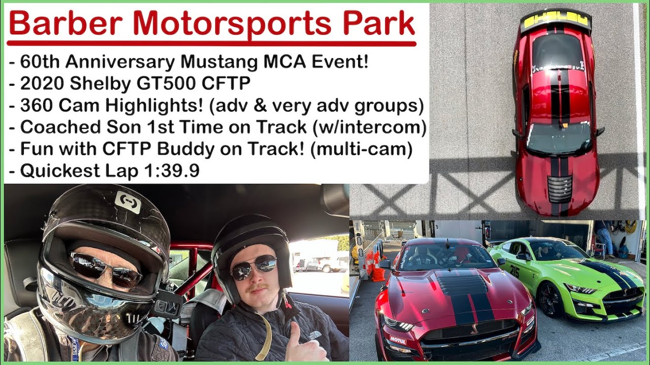 Веселье на трассе Mustang в честь 60-летия MCA в Barber Motorsports Park!