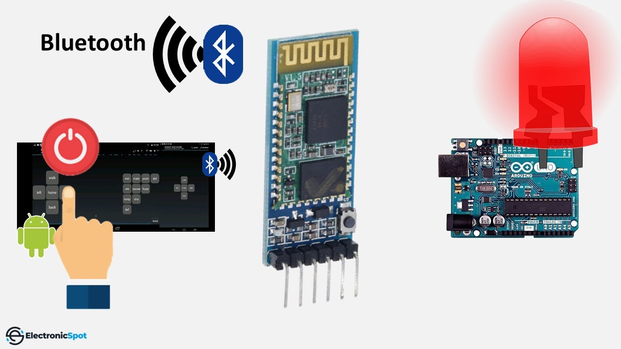 Control Inalámbrico del Arduino Con el Módulo Bluetooth HC-05 HC05