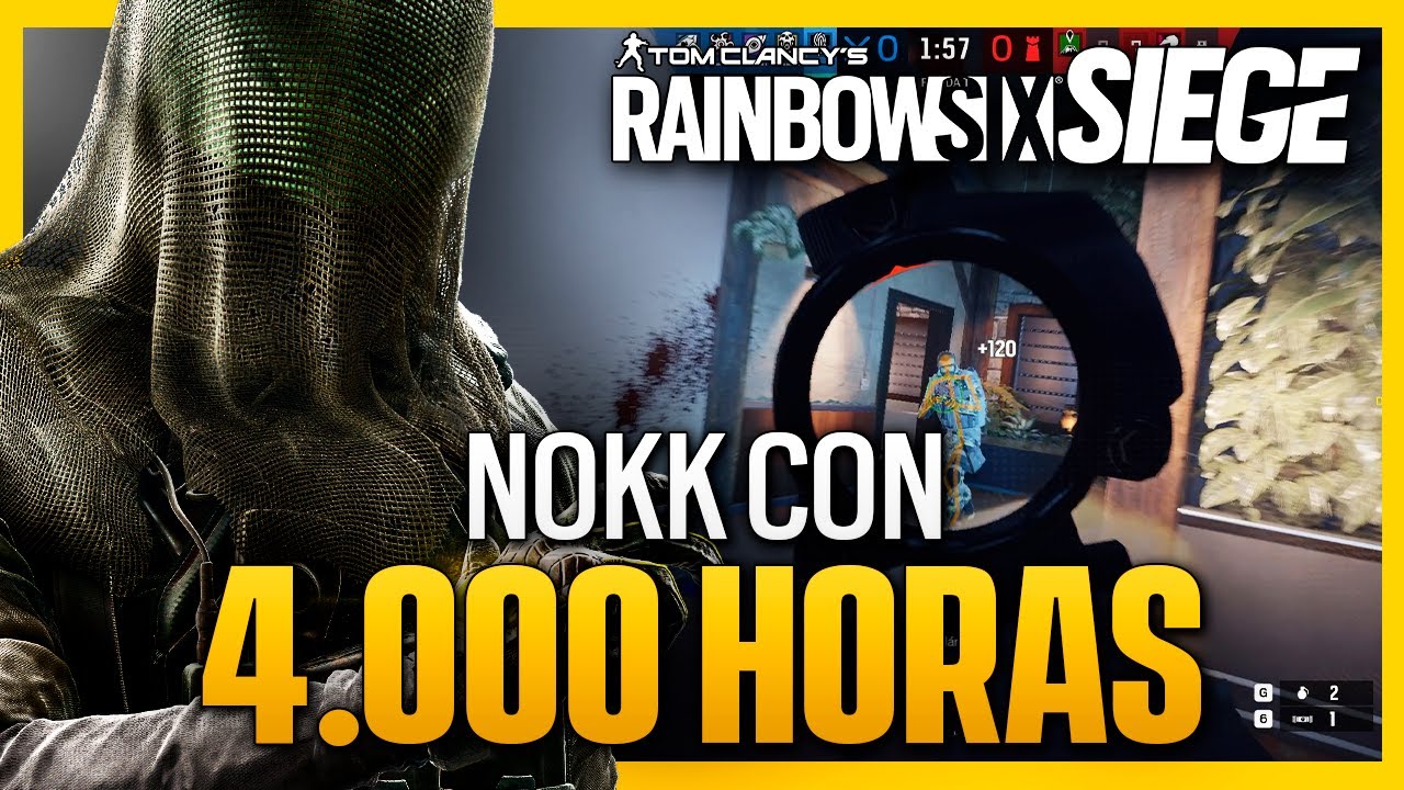 Así JUEGA una NOKK con 4.000 contra un HACKER | Caramelo Rainbow Six Siege Gameplay Español