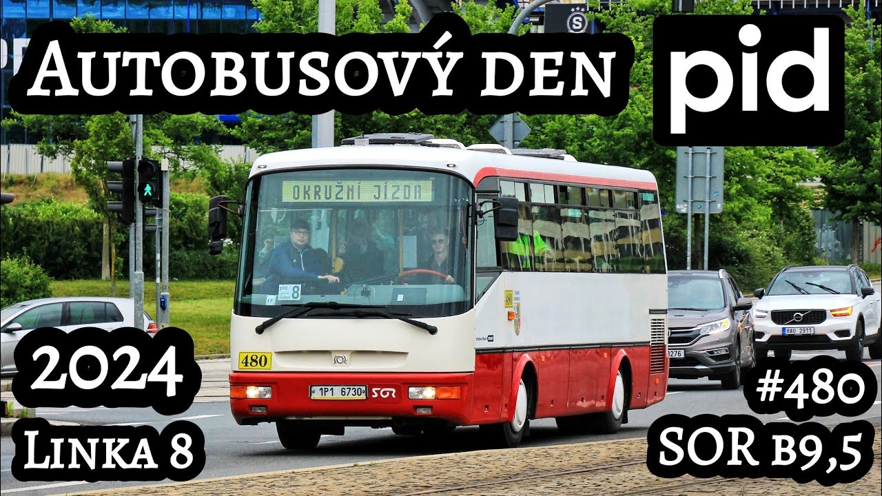 Autobusový den PID 2024 | SOR B9,5 ex. PMDP #480 | Linka 8